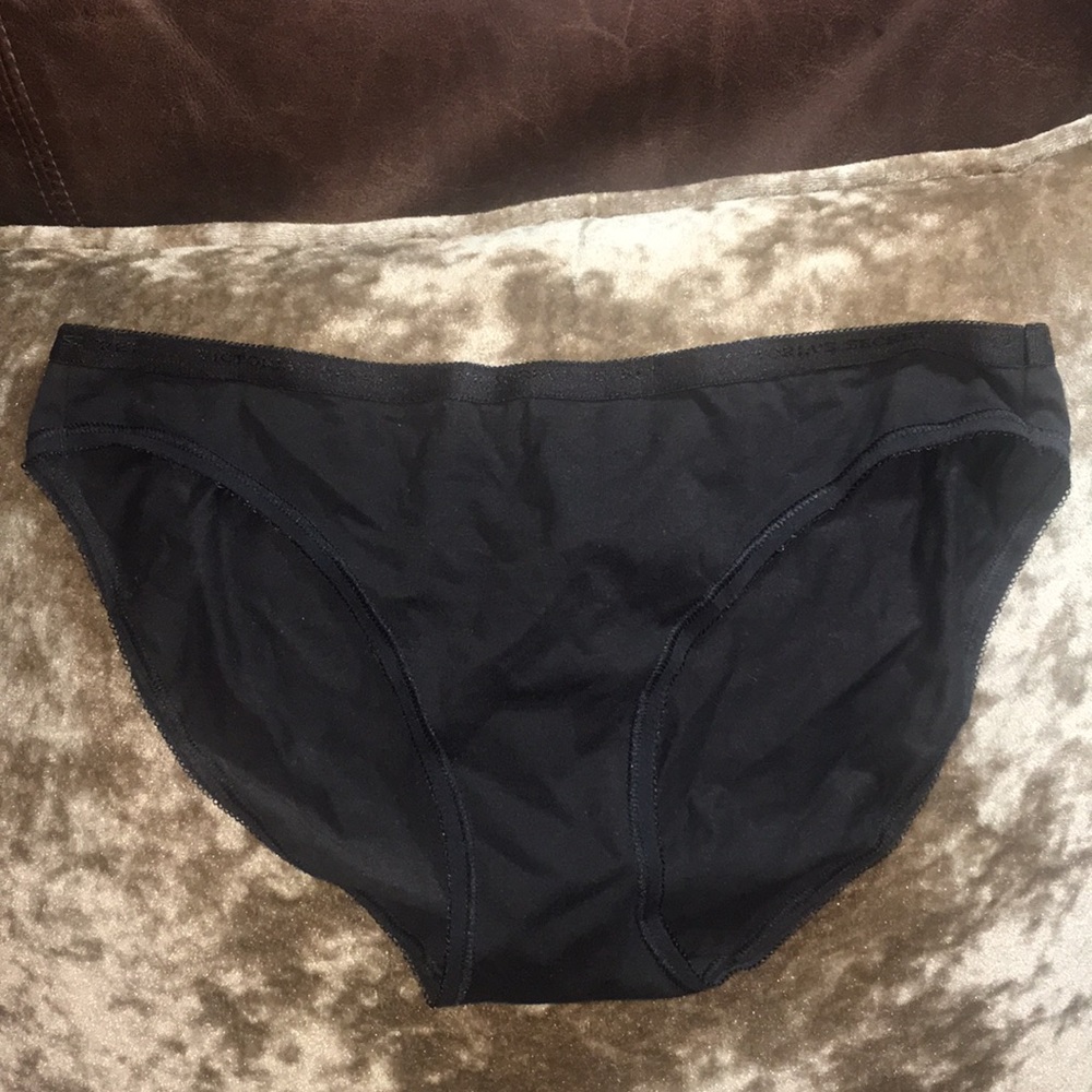 🆕🥂VICTORIA’S SECRET Black Cotton Bikini NWT New